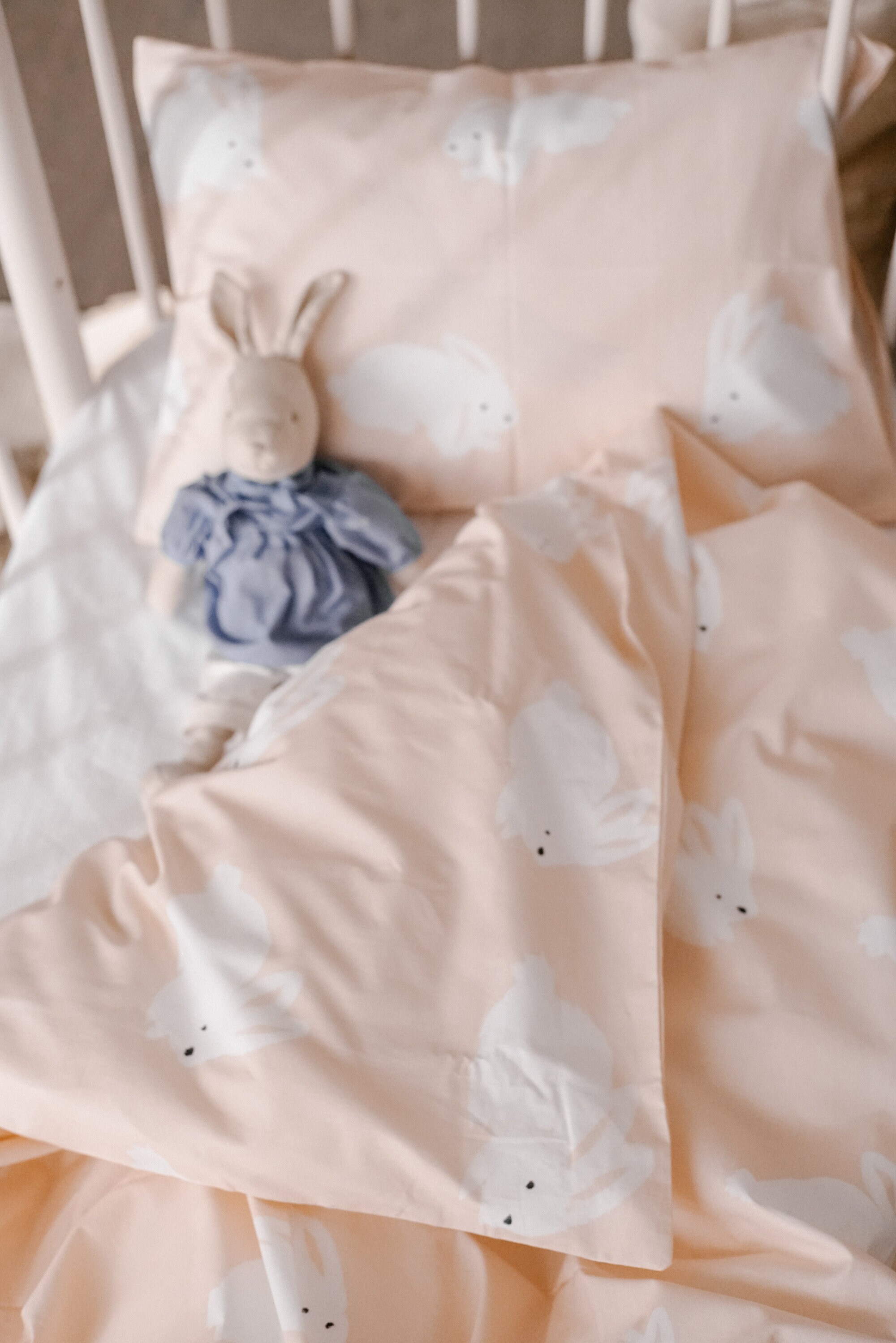 Baby bedding Lovely rabbits with exclusive print 100 Etsy