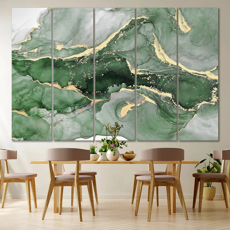 Green Wall Decor - Etsy