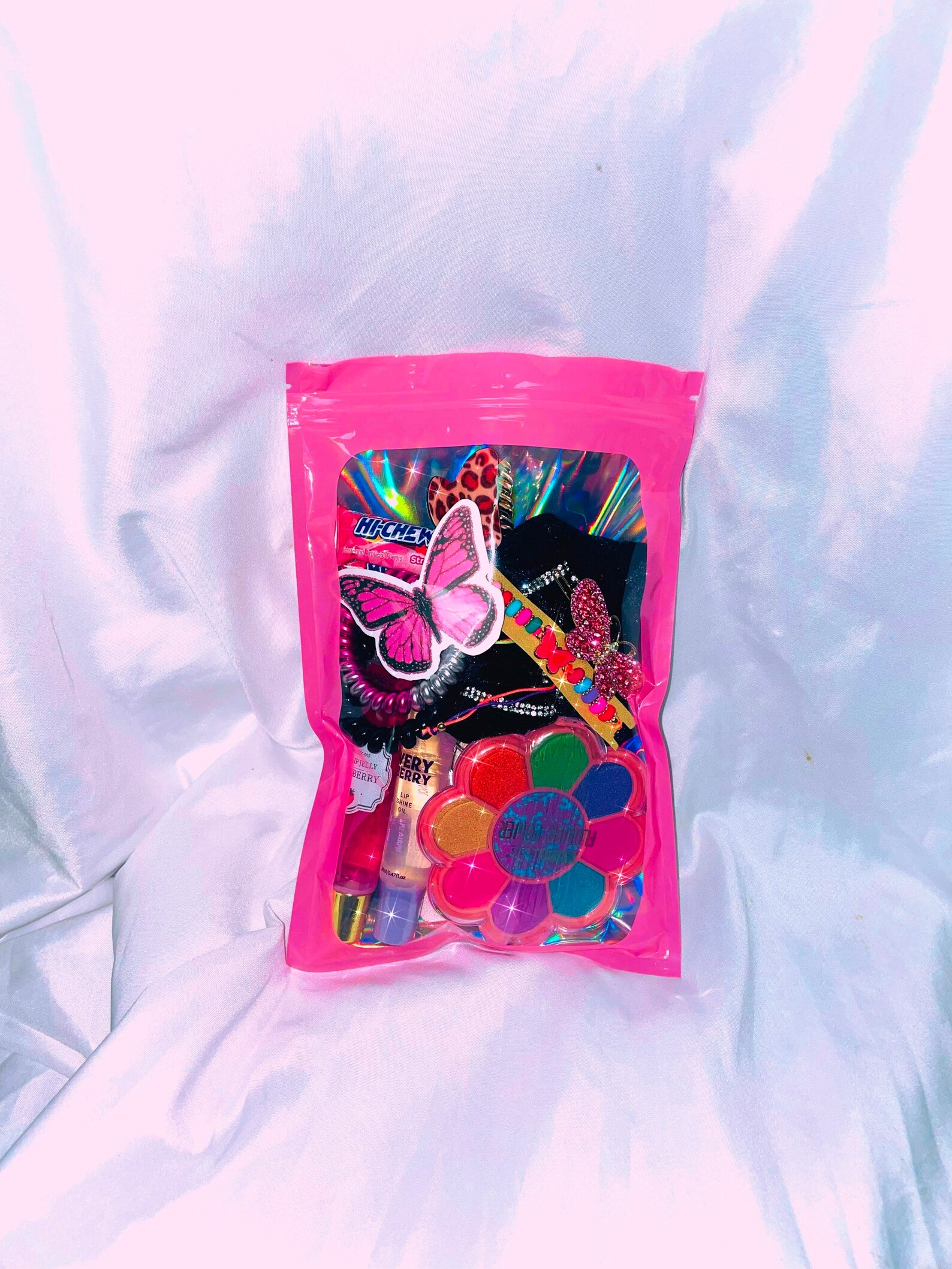 Pink Flower Lip Gloss Bundle Etsy