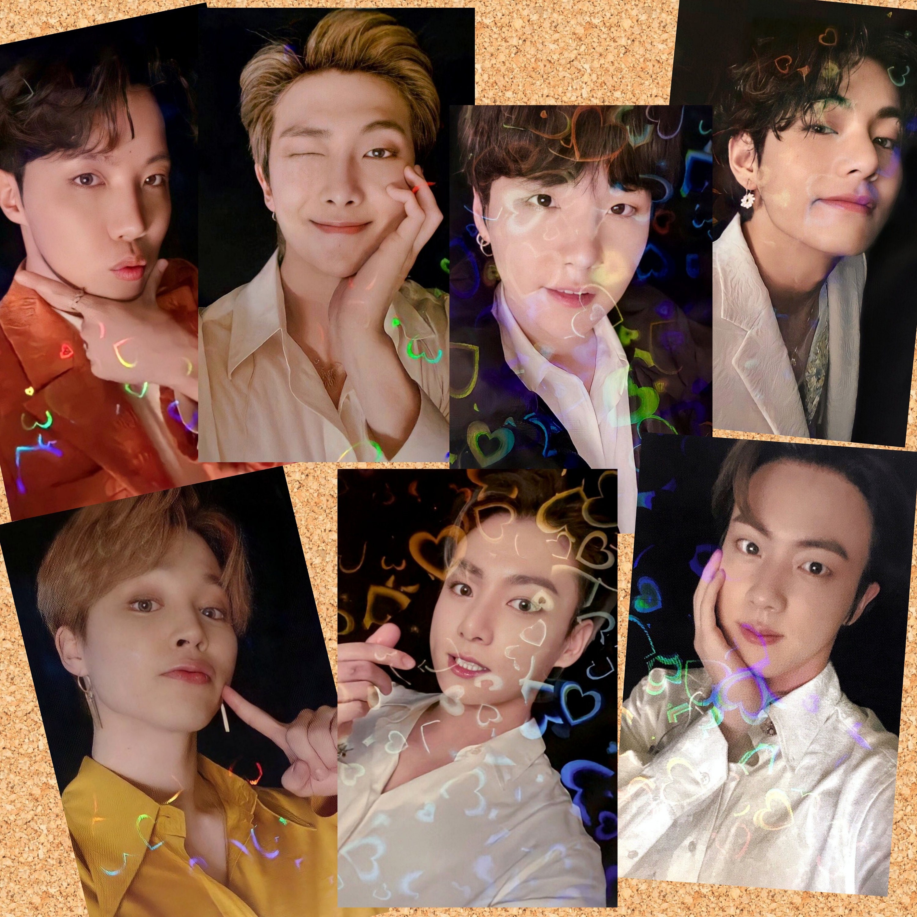 BTS BE Deluxe FC Universal Japan lucky draw hologram photo - Rm Jin S…