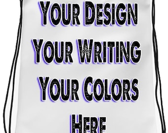 Z007 Custom Drawstring Backpack "Design You Own"