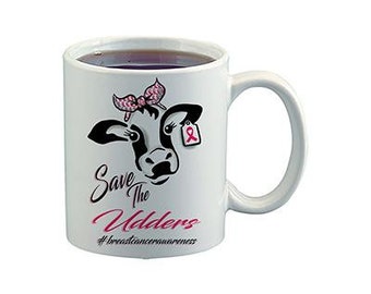 I033 Digitally Airbrush Painted Personalized Custom Cow    Ceramic Coffee Mug