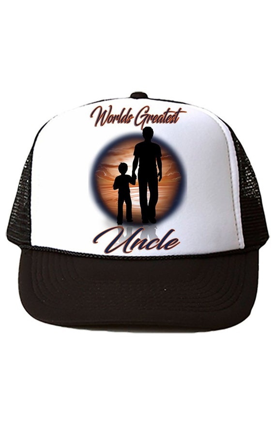 E035 Digitally Airbrush Painted Personalized Custom Dad and  display picture 3