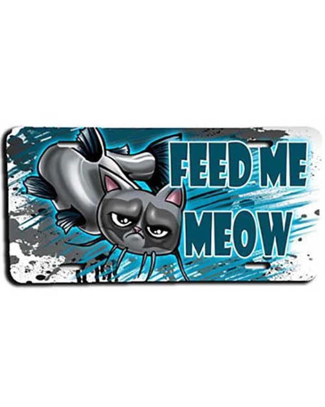 I030 Personalized Airbrush Catfish License Plate Tag Etsy