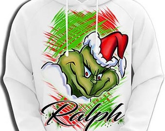 B152 Personalized Airbrush Grinch 
