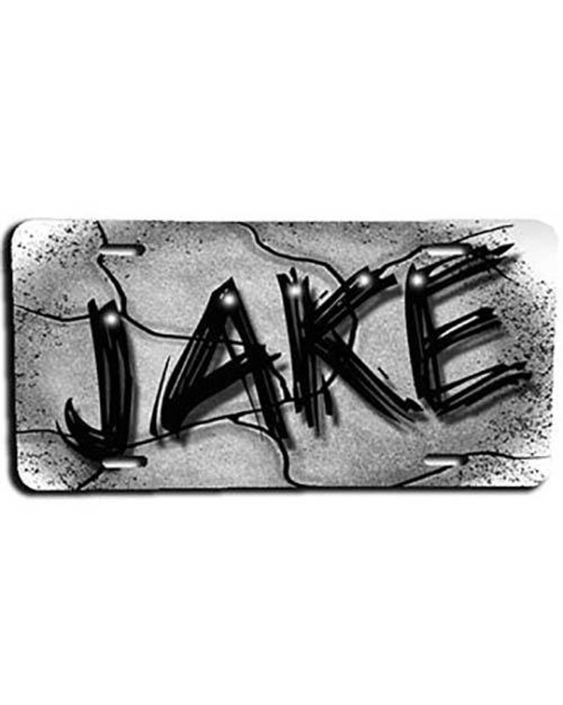 A003 Personalized Custom Airbrushed Granite Name Writing Color Etsy A003 Personalized Custom Airbrushed Granite Name Writing Color Etsy