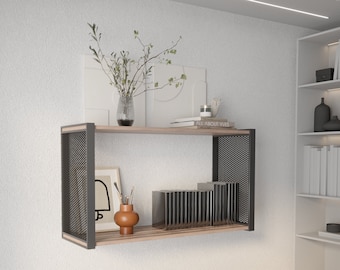 Stylish Wall Display Shelf for Home Organization - Perfect Wall Shelf for Displaying Books, Frames, Trinkets, and More - Floating Shelf