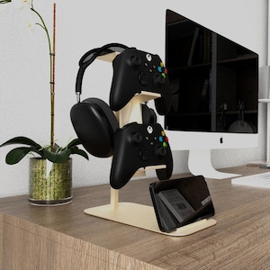 Supporto per controller di gioco in metallo: supporto per cuffie e dock per telefono
