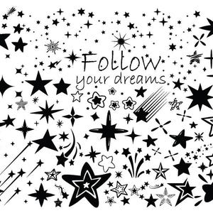 Star Svg - Star Bundle Svg - Sparkle Star Svg - Star Png - Star Clipart - Star Cricut Fİle - Twinkle Stars Svg - Svg-bestanden voor Cricut