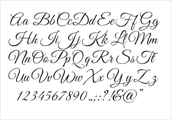 HANDWRITTEN FONT SVG, Modern Calligraphy Svg Cut Files, Curlz Font Svg,  Cursive Alphabet Svg, Elegant Font Svg -  Norway