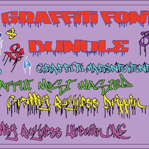 グラフィティ フォント バンドル SVG、グラフィティ フォント パック、グラフィティ フォント クリップアート、グラフィティ アルファベット、グラフィティ 数字、グラフィティ 文字 クリップアート、Cricut ファイル