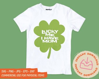 Succes, ik heb het geluk! St Patricks day SVG DXF JPEG, St Patrick's Day Svg File, Instant Download Cricut Cut File, Silhouette Cut File, Download.