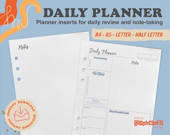 Printable dagplan, Digital Planner Goodnotes, Daily Planner 2021, Digital Planner, Planner voor iPad.