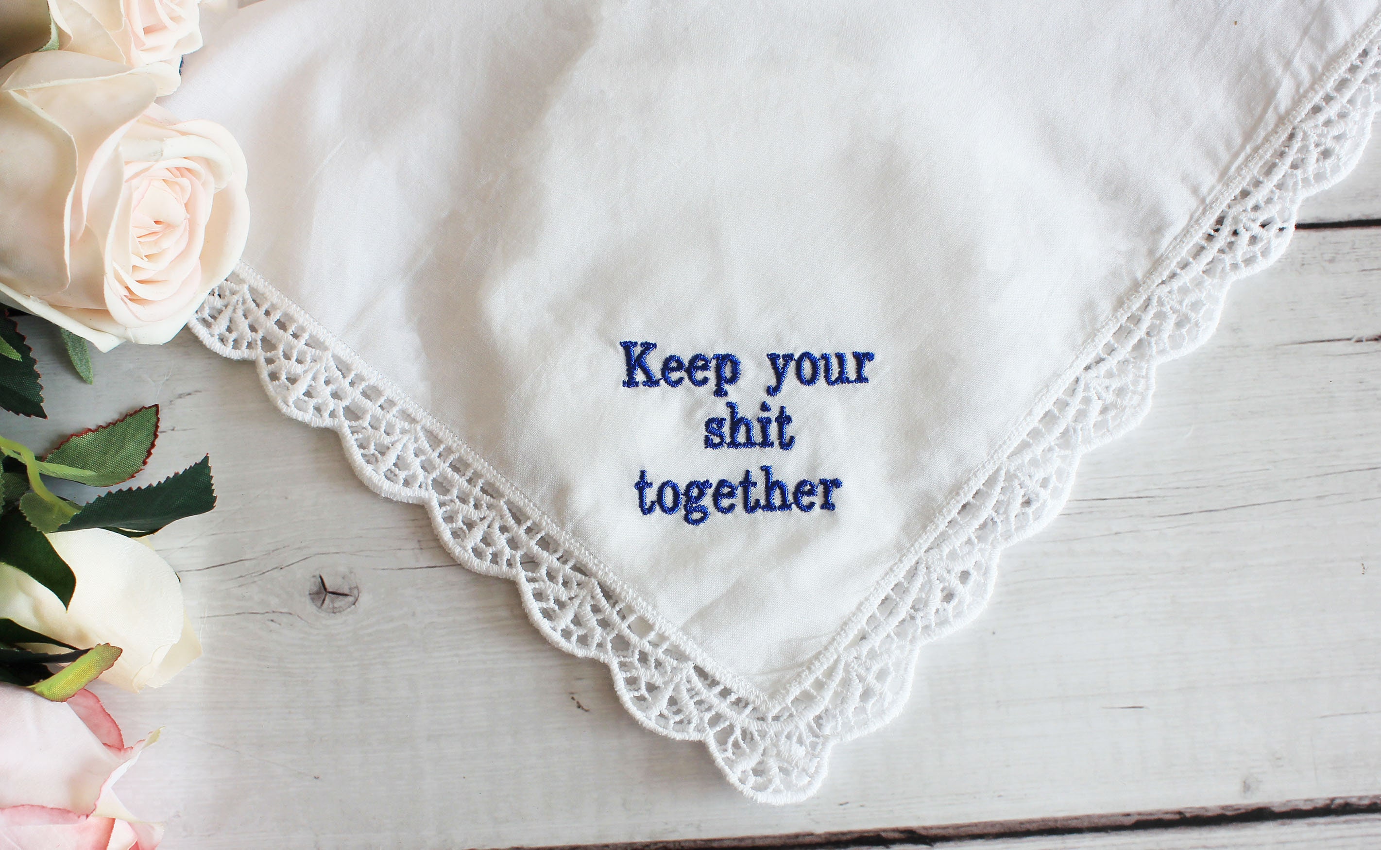 Wedding Handkerchief Gift for Parents Mom Handkerchief Etsy