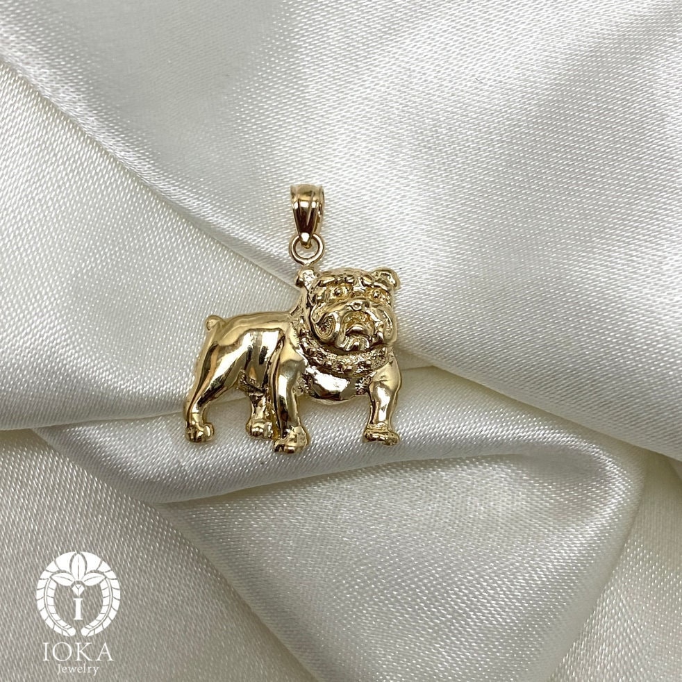 Bulldog Pendant - Etsy Bulldog Pendant - Etsy