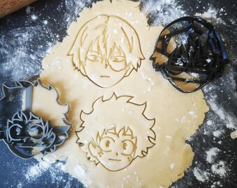 Cortador de galletas My Hero Academia - Decoración de galletas - Ideal para Fiestas y Cumpleaños - Regalo para Fans del Manga