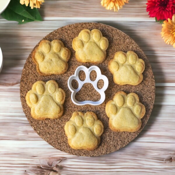 Emporte-pièce patte de chien - découpe biscuit créatif - ustensile pâtisserie - cadeau amoureux des animaux