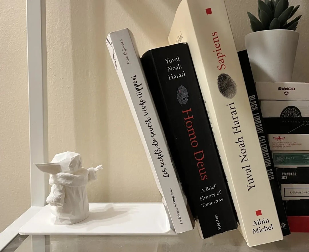 Baby Yoda Bookends, Children's Room Decoration, Star Wars Theme Book