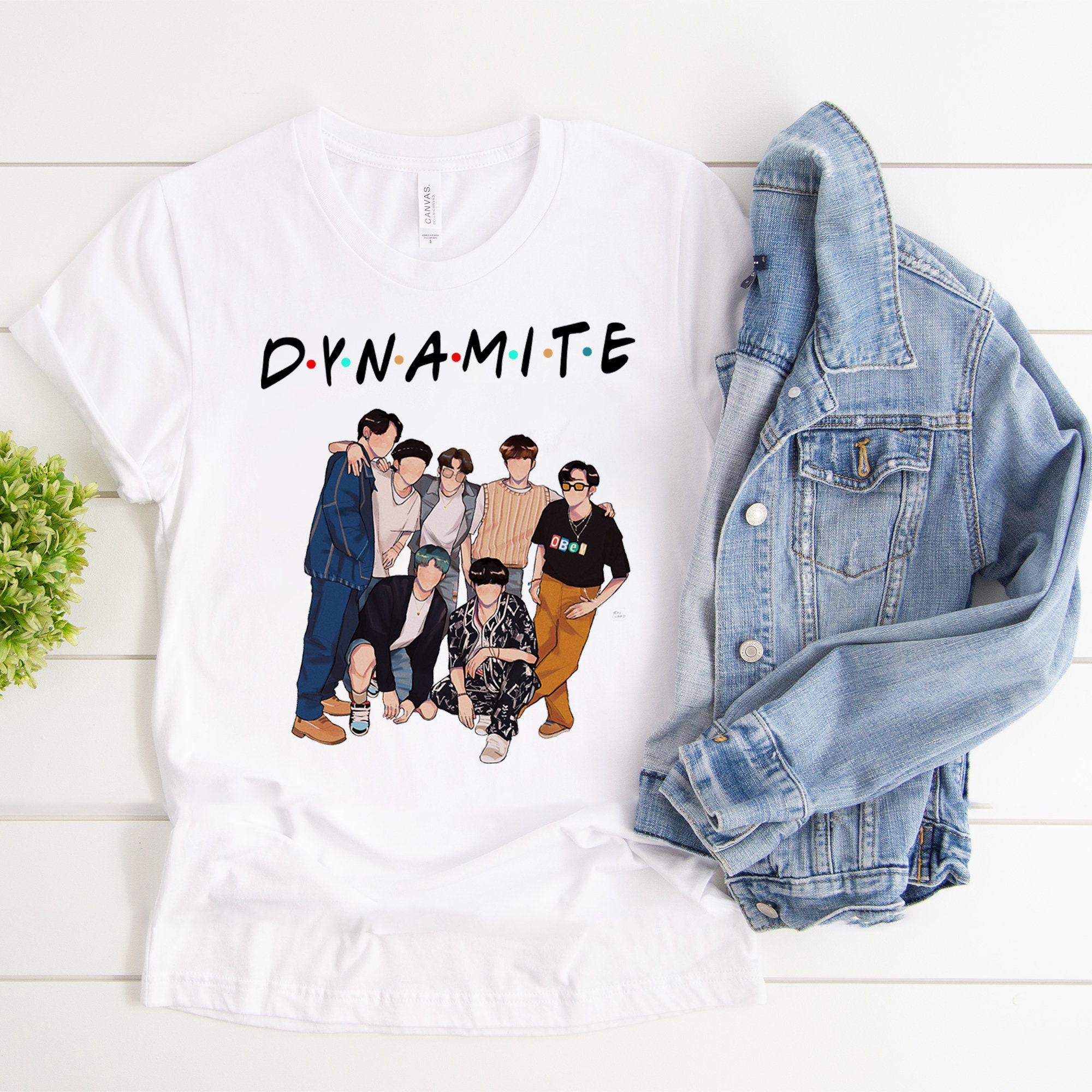 BTS Dynamite group picture Classic TShirt BTS shirt KPop