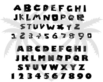 Roblox Font Etsy - alphabet roblox letter font