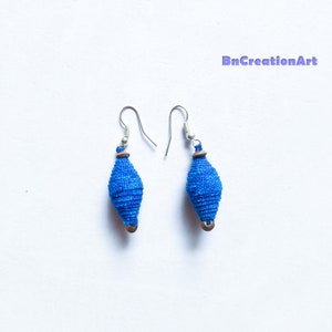 Orecchini Orecchini rossi, verdi / blu / Regalo di San Valentino / Novità di San Valentino / Casa fascino / bambole / Orecchini di stoffa