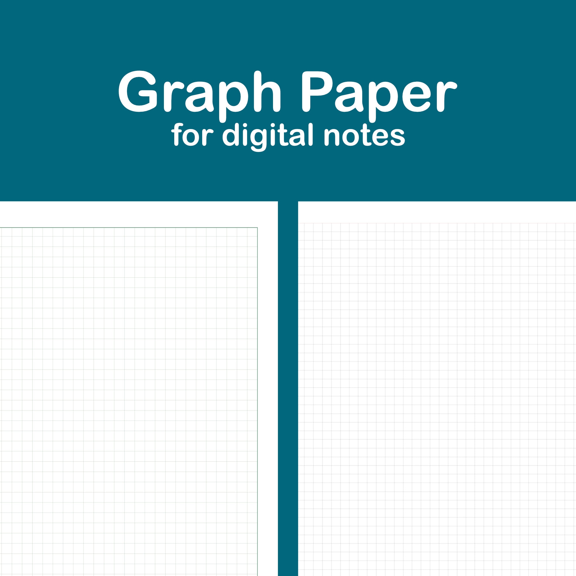 Graph Paper for Digital Notes GoodNotes Notability Etsy España