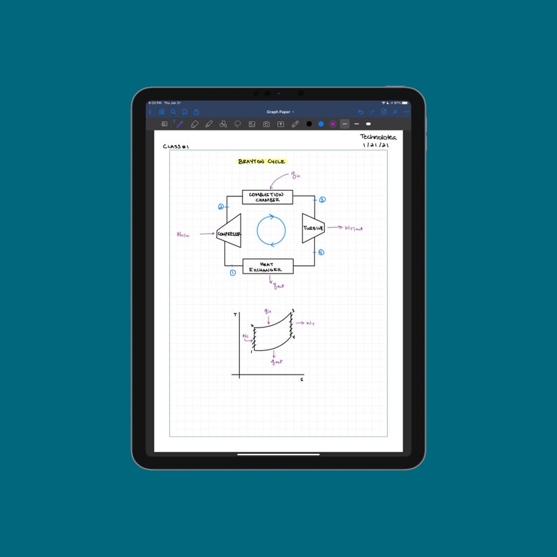 Graph Paper for Digital Notes Goodnotes Notability Etsy