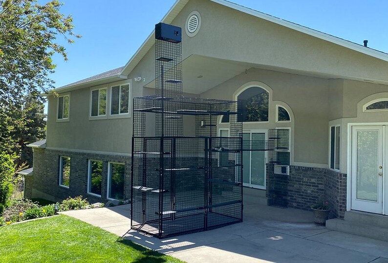 10Piece Backyard Jungle Catio Indoor & Outdoor Cat Enclosure Etsy