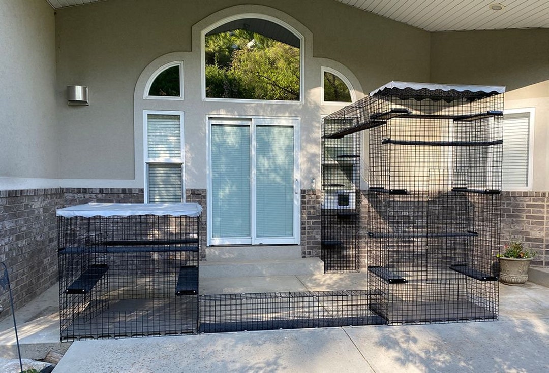 5piece Residential Retreat Catio Indoor & Outdoor Cat Enclosure, Pet