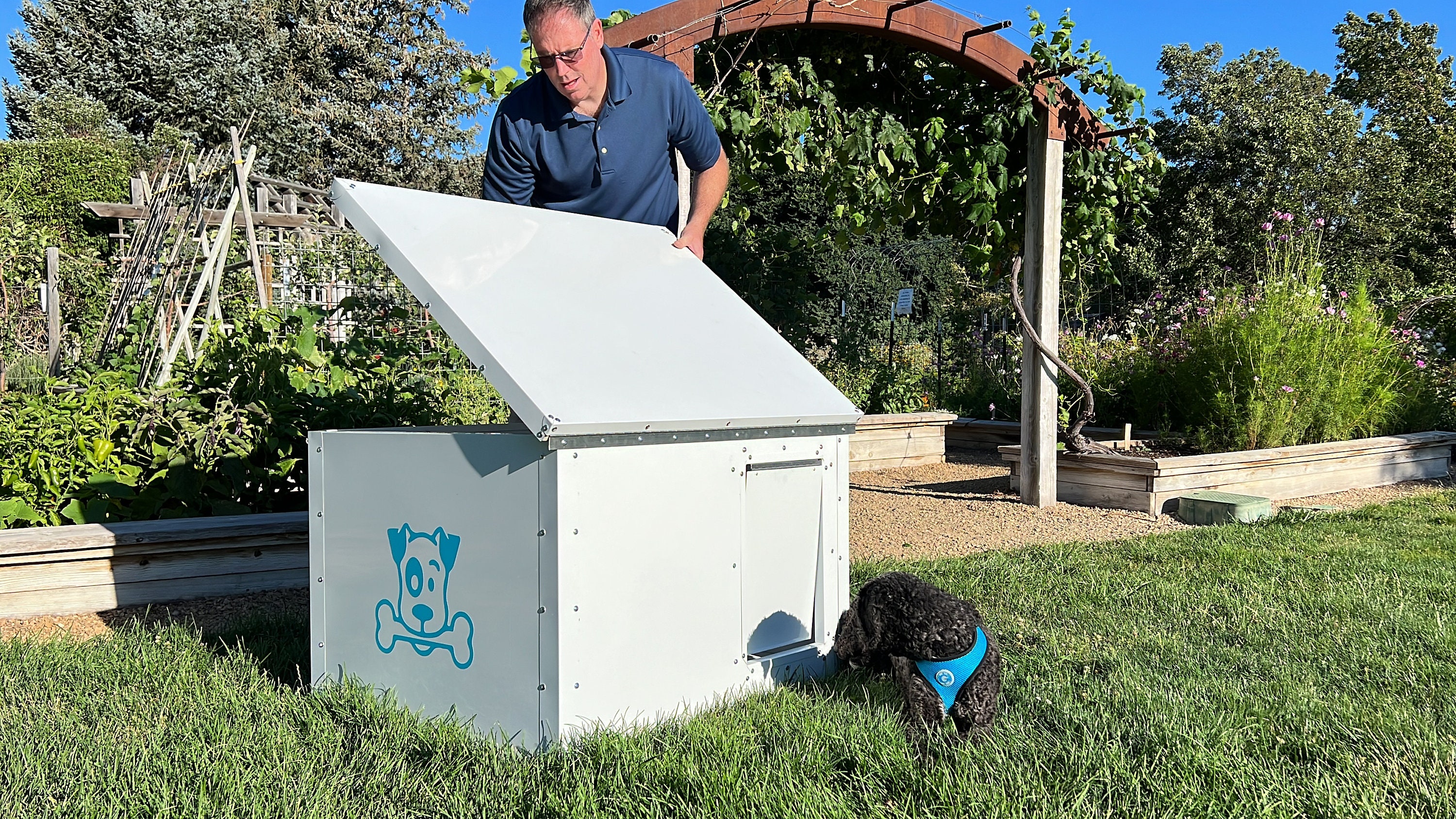The Cube Aluminum Insulated Dog House 26 Tall Etsy