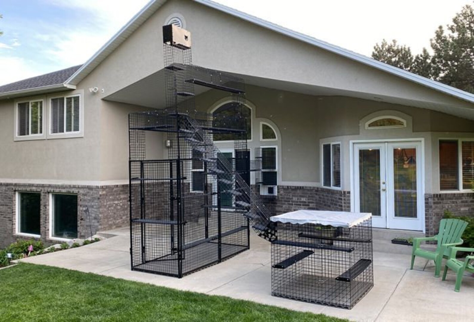 13piece Backyard Jungle Catio Indoor & Outdoor Cat Enclosure Etsy