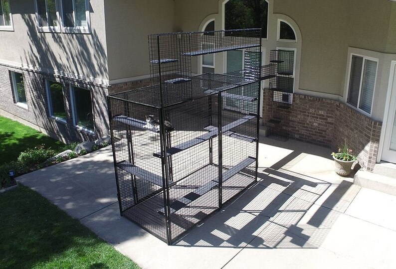 5piece Backyard Jungle Catio Indoor & Outdoor Cat Enclosure, Pet Enclosure, Cat Furniture, Pet