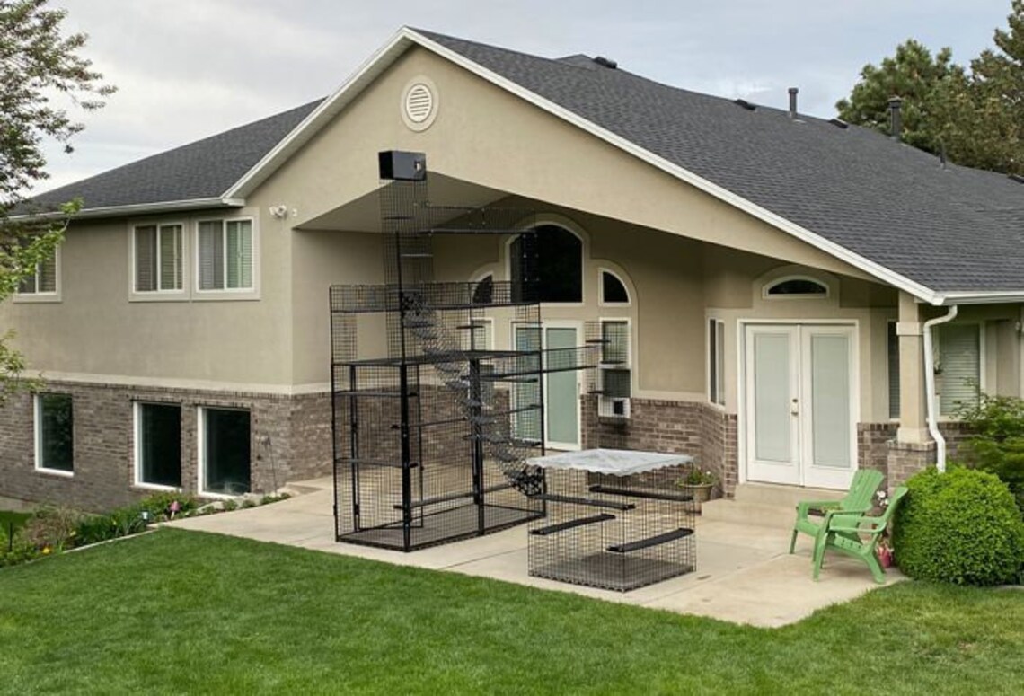 13Piece Backyard Jungle Catio Indoor & Outdoor Cat Enclosure Etsy