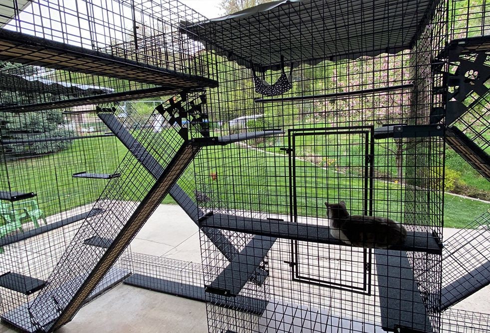 13 piece Urban Forest Catio Indoor Outdoor Cat Enclosure Pet Enclosure Cat Furniture Pet Furniture Etsy