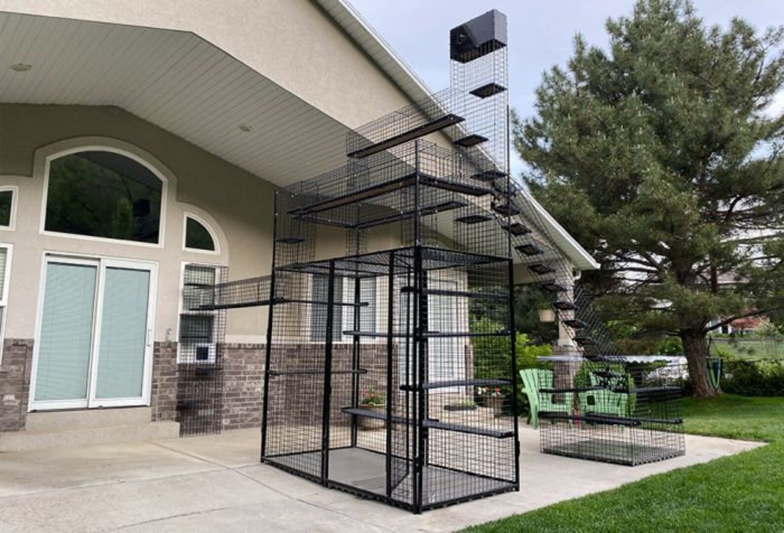 13Piece Backyard Jungle Catio Indoor & Outdoor Cat Enclosure Etsy