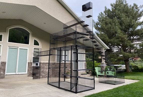 13 piece Backyard Jungle Catio Indoor Outdoor Cat Enclosure Pet Enclosure Cat Furniture Pet Furniture Etsy