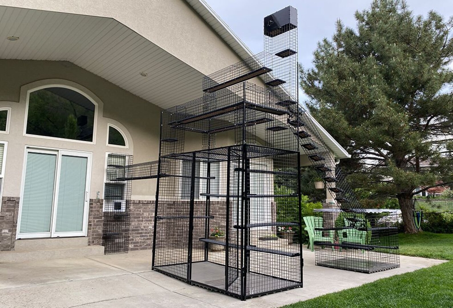 10piece Backyard Jungle Catio Indoor & Outdoor Cat Enclosure Etsy