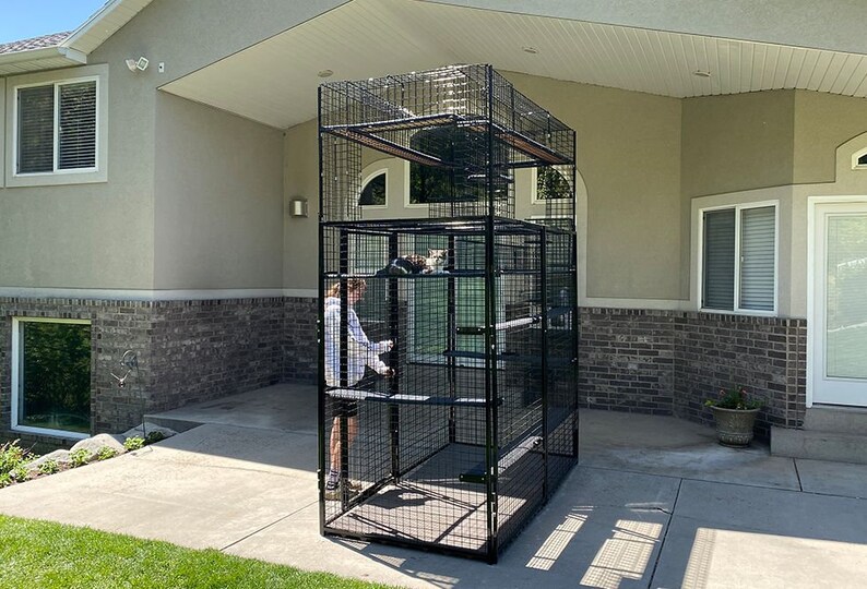 9piece Backyard Jungle Catio Indoor & Outdoor Cat Enclosure, Pet Enclosure, Cat Furniture, Pet