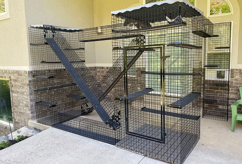 8Piece Residential Retreat Catio Indoor & Outdoor Cat Etsy