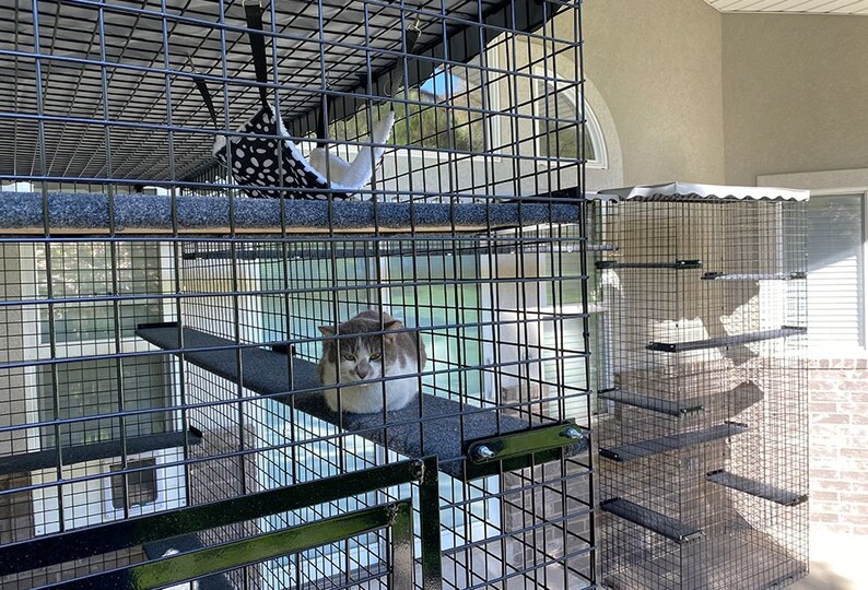 10piece Backyard Jungle Catio Indoor & Outdoor Cat Enclosure Etsy