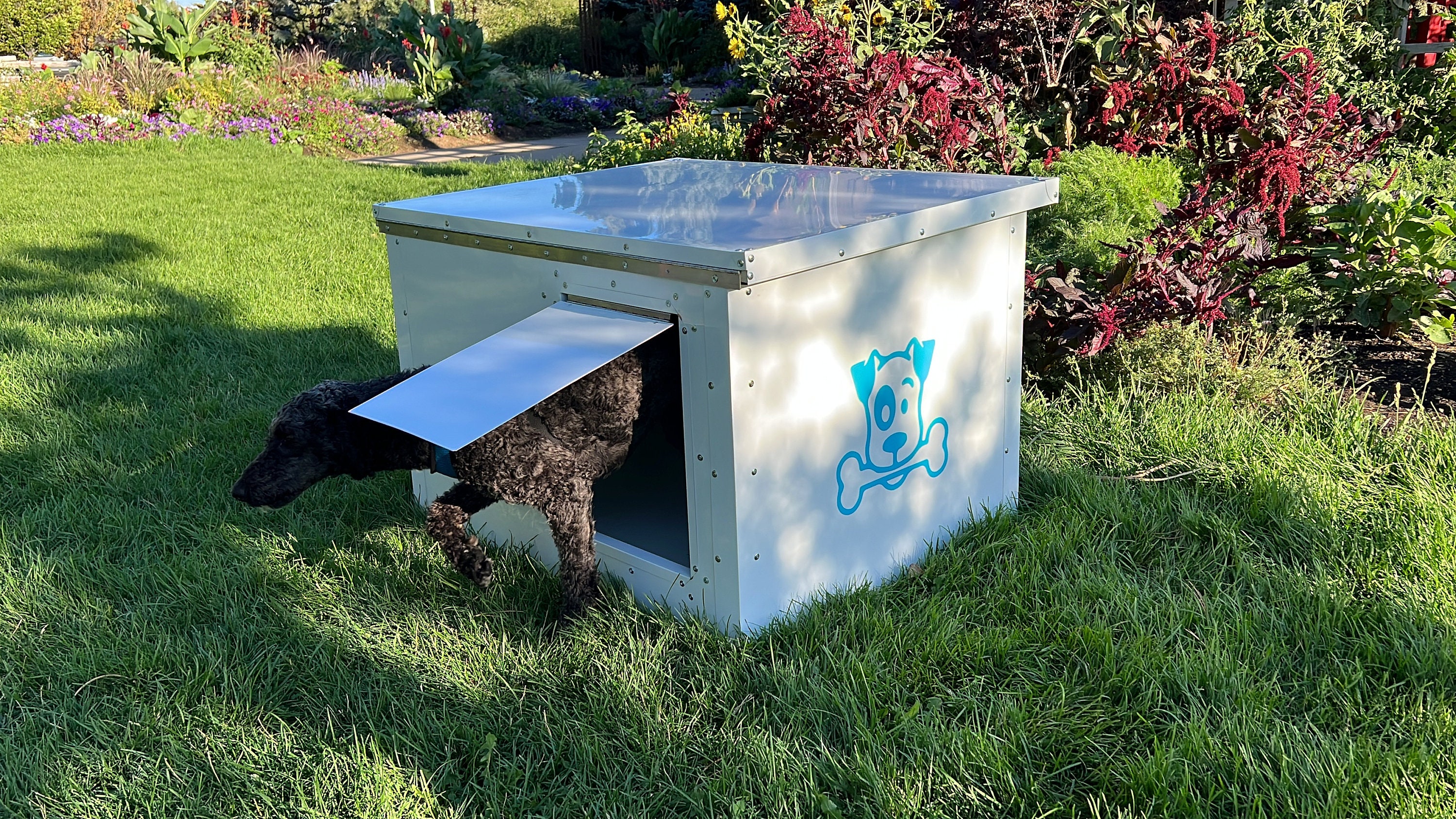 The Cube Aluminum Insulated Dog House 26 Tall Etsy
