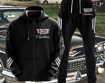 Audi Casual Sweatshirts Set Men/'s 2 Piece Tracksuit Striped Sportswear Men Hooded Top ts-A009-32 ONLY SHIPPING US