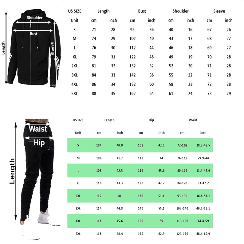Audi Casual Sweatshirts Set Men/'s 2 Piece Tracksuit Striped Sportswear Men Hooded Top ts-A009-32 ONLY SHIPPING US
