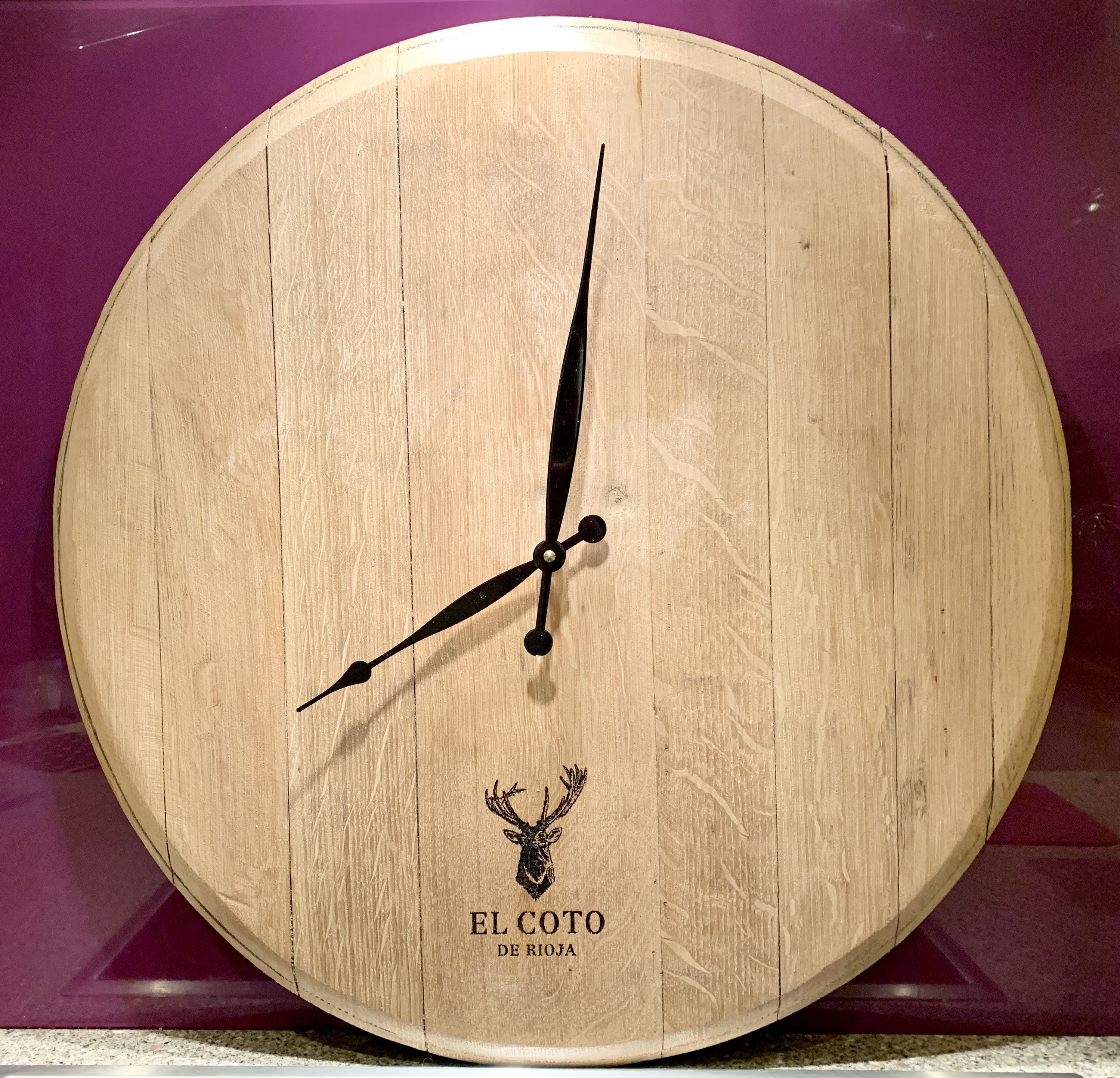 Wine Barrel Top Clock Etsy