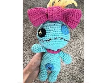 Scrump the Rag Doll Crochet Pattern | Halloween Crochet Pattern | VooDoo Doll Crochet | creepy cute crochet
