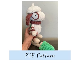 Smeargle the Painting Beagle | Beagle Crochet Pattern | Smeargle Crochet Pattern