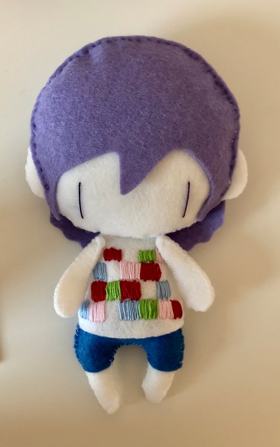 Omori Fanart Plushies Felt Pattern Omori Plush Omori Kel Omori Basil Omori  Aubrey Omori Mari Omori Hero Flower Boy Pattern 