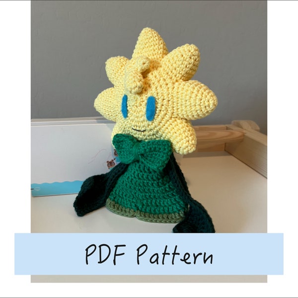 Stella the Guardian Crochet Pattern | Princess Crochet Pattern | Sparkle | Flower Guardian Amigurumi | Star Amigurumi