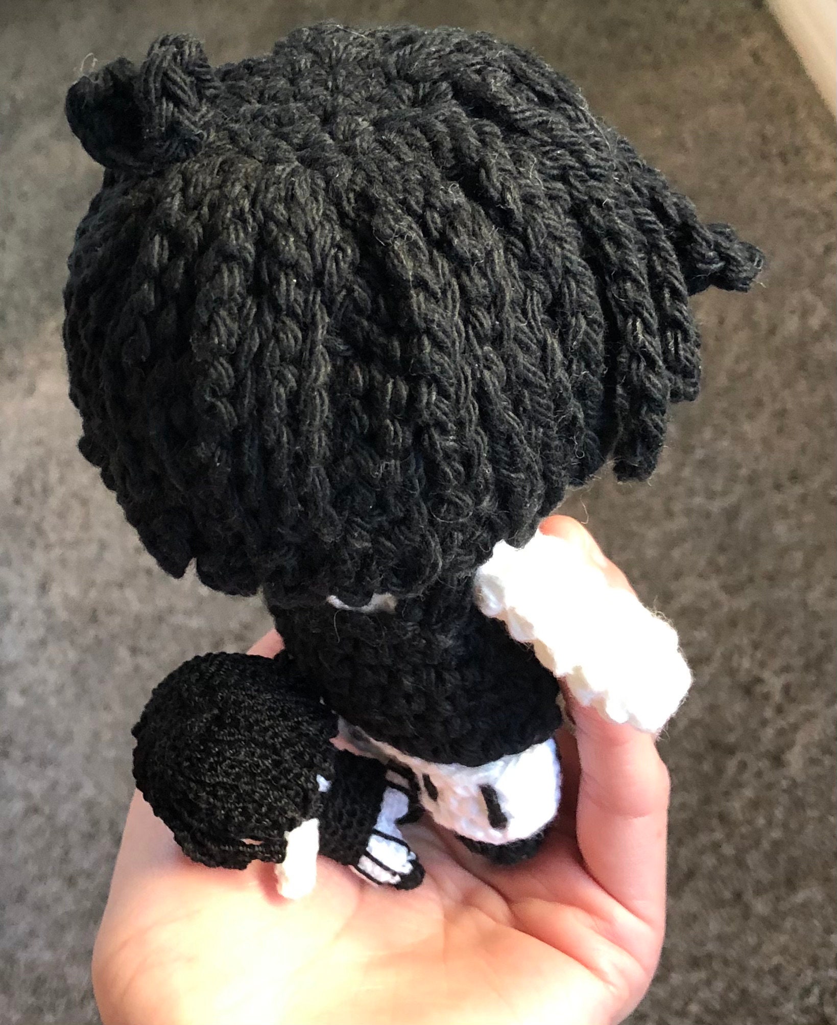 Omori and Basil Dream Form Amigurumi Plush Keychain Inspired 