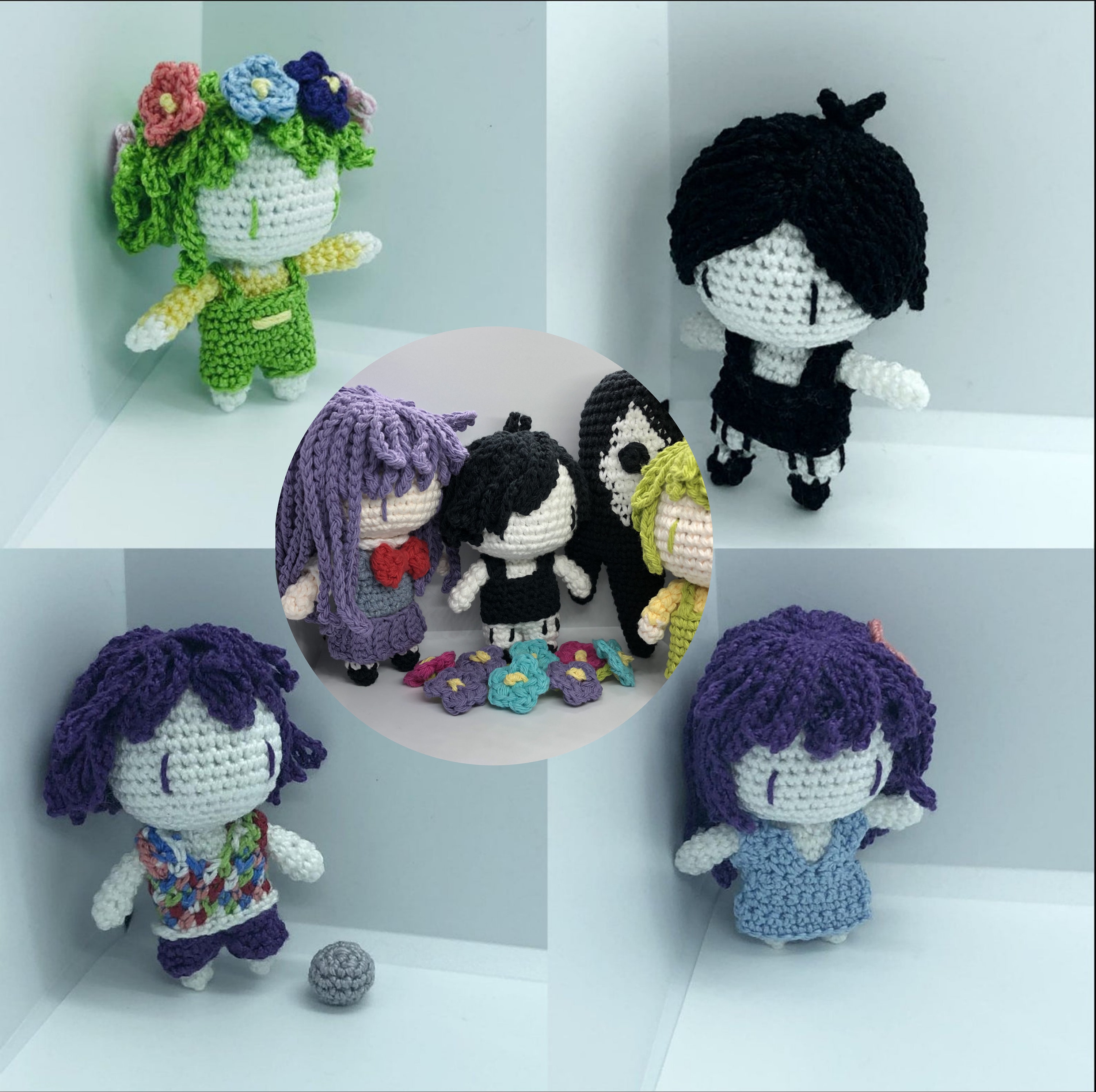 Omori Fanart Plushies Felt Pattern Omori Plush Omori Kel Omori